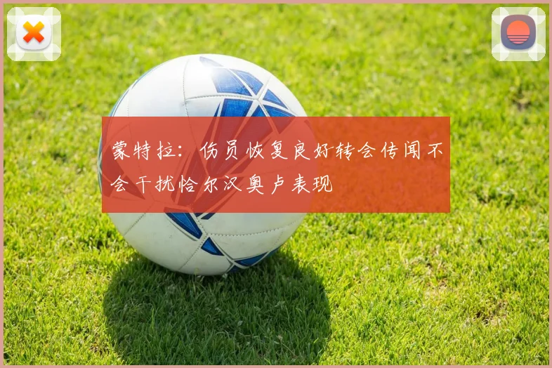 蒙特拉：伤员恢复良好转会传闻不会干扰恰尔汉奥卢表现